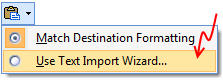 text import wizard