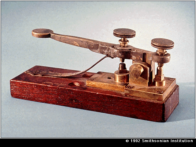 Morse telegraph key