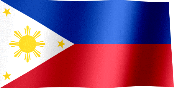 animated Philippine flag waving
