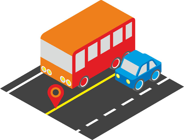 Solid yellow lane divider